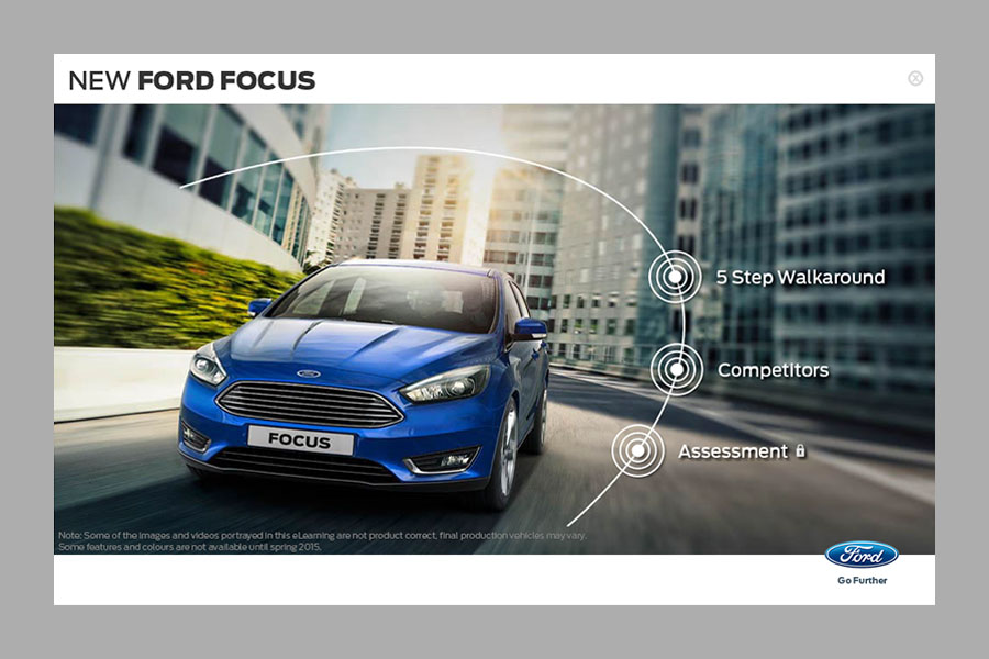 Ford Focus product training e-learning