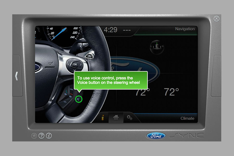 Ford SYNC II software training e-learning (2014)